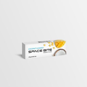 Протеїновий батончик Space bite з манго та кокосом, 45г 6389 фото
