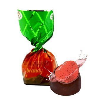 Конфеты Клубника заспиртованная (Домінік) 6413 фото