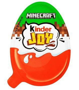 Шоколадное яйцо Kinder Joy Minecraft, 20г 6593 фото