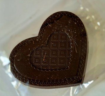 Шоколадне серце Міні, 50г (Goluba Sweets) 6700 фото